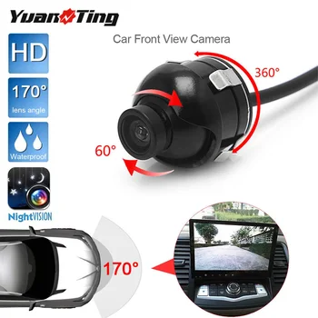 

YuanTing IR Night Vision 360 Degree Rotatable Car Front Forward View Camera Waterproof DC 12V for Car Monitor Stereo PAL/NTSC