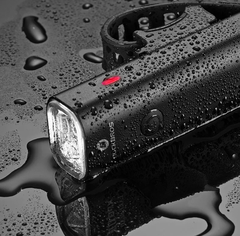 Top ROCKBROS Bicycle Light USB Charge Rainproof Safety Front Lamp Cycling Ultralight Flashlight Outdoor Night-riding Bike Equipment 23