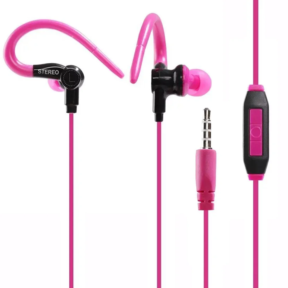 New Design Ear Hook Earphones Headphone with Mic Cheap Fashion Stereo