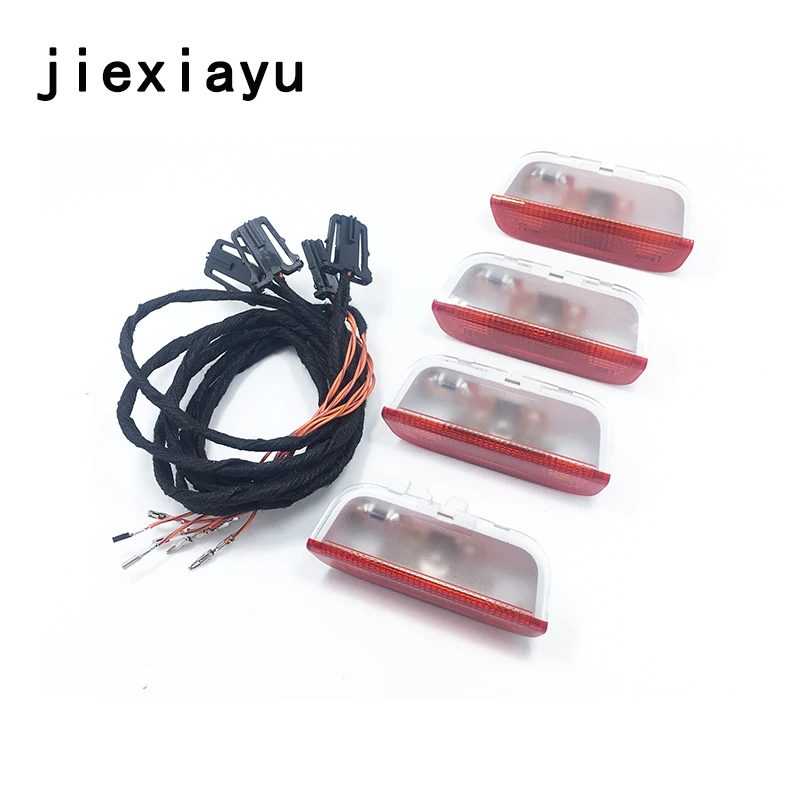 1 комплект OEM Предупреждение светильник для двери Jetta Golf MK5 MK6 Passat B6 B7 Touareg Superb Seat 1K0