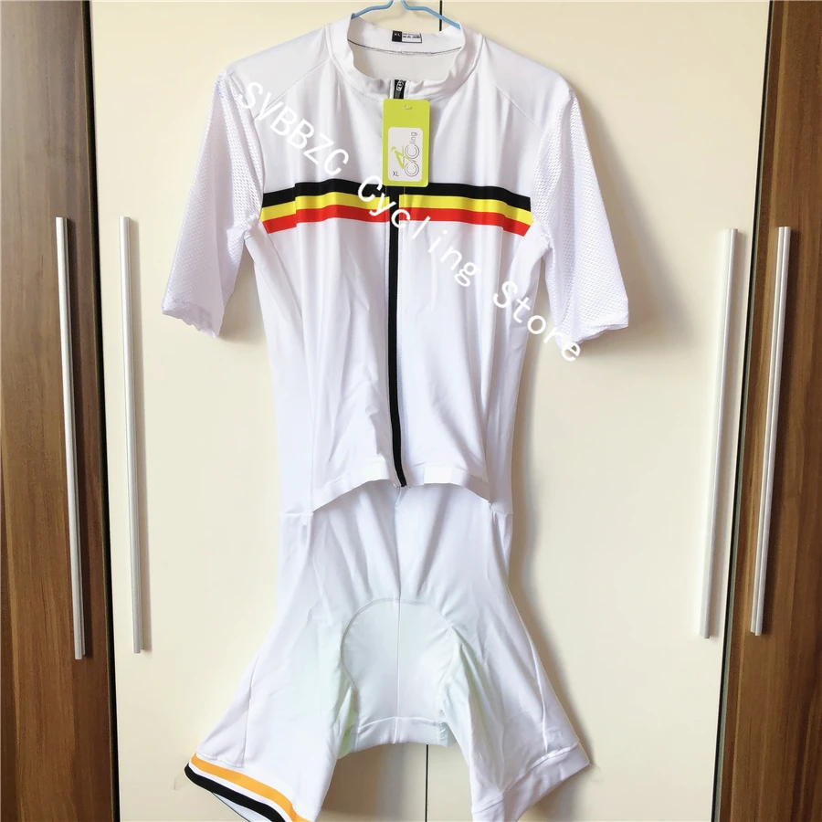 Belgium PRO велокостюм набор мужской комбинезон триатлонный костюм Ropa Ciclismo Maillot Быстросохнущий короткий рукав Велоспорт Спортивная форма