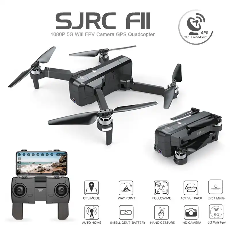 sjrc f11 rc brushless drone