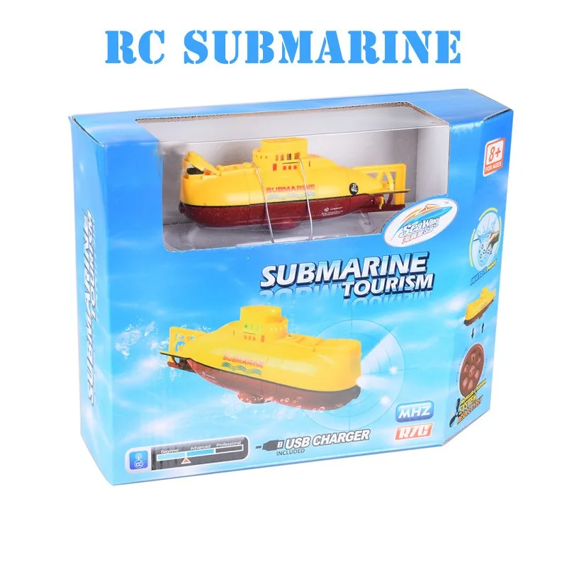 Create Toys 3311 6CH Speed Radio Remote Control Submarine Electric Mini RC Submarine Kids Children Toy