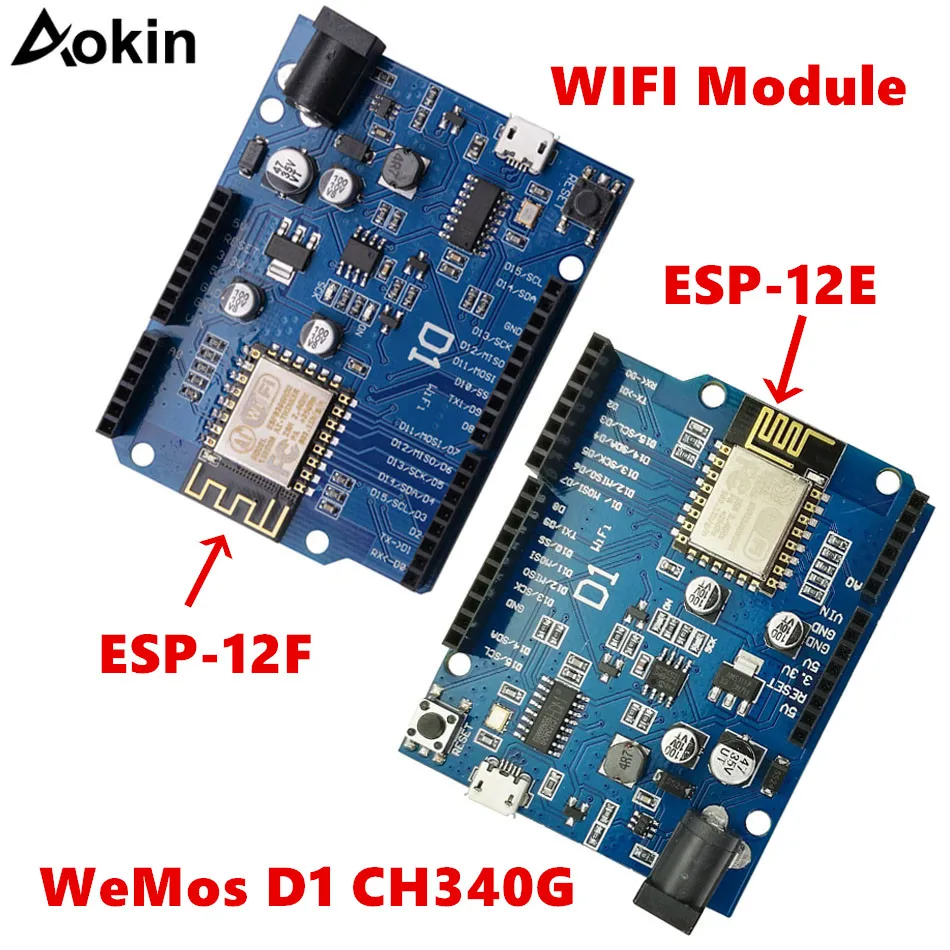 Для WeMos D1 CH340 CH340G Wi Fi макетная плата ESP8266 ESP 12F 12E модуль для Arduino IDE/SATA UNO R3 Micro USB один 3 v