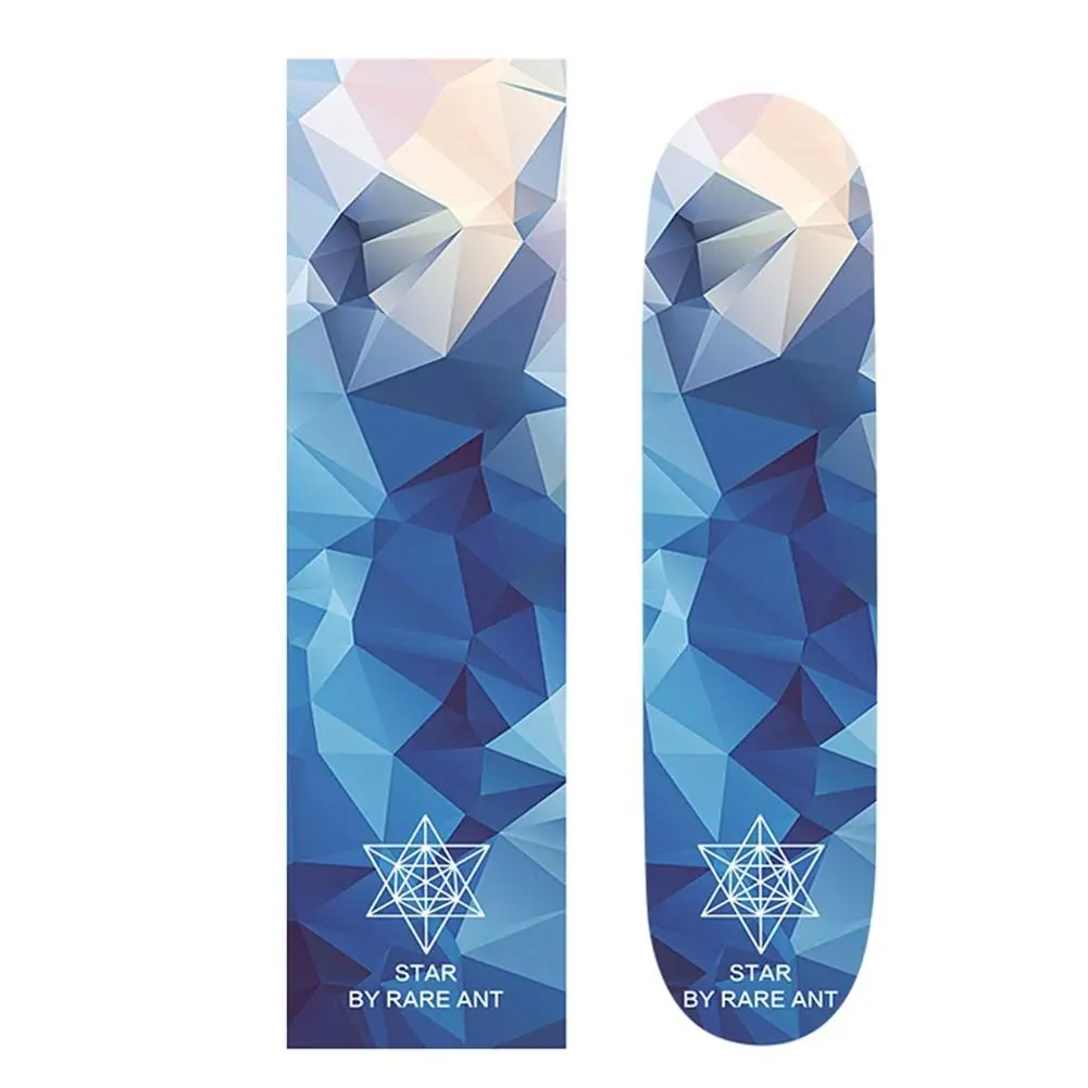 المهنية 122x28 سنتيمتر Longboard الصنفرة سكيت سكيت مع الكلمات تزلج جزء ستار نمط شريط لحام مكافحة الانزلاق ملصقات صائق