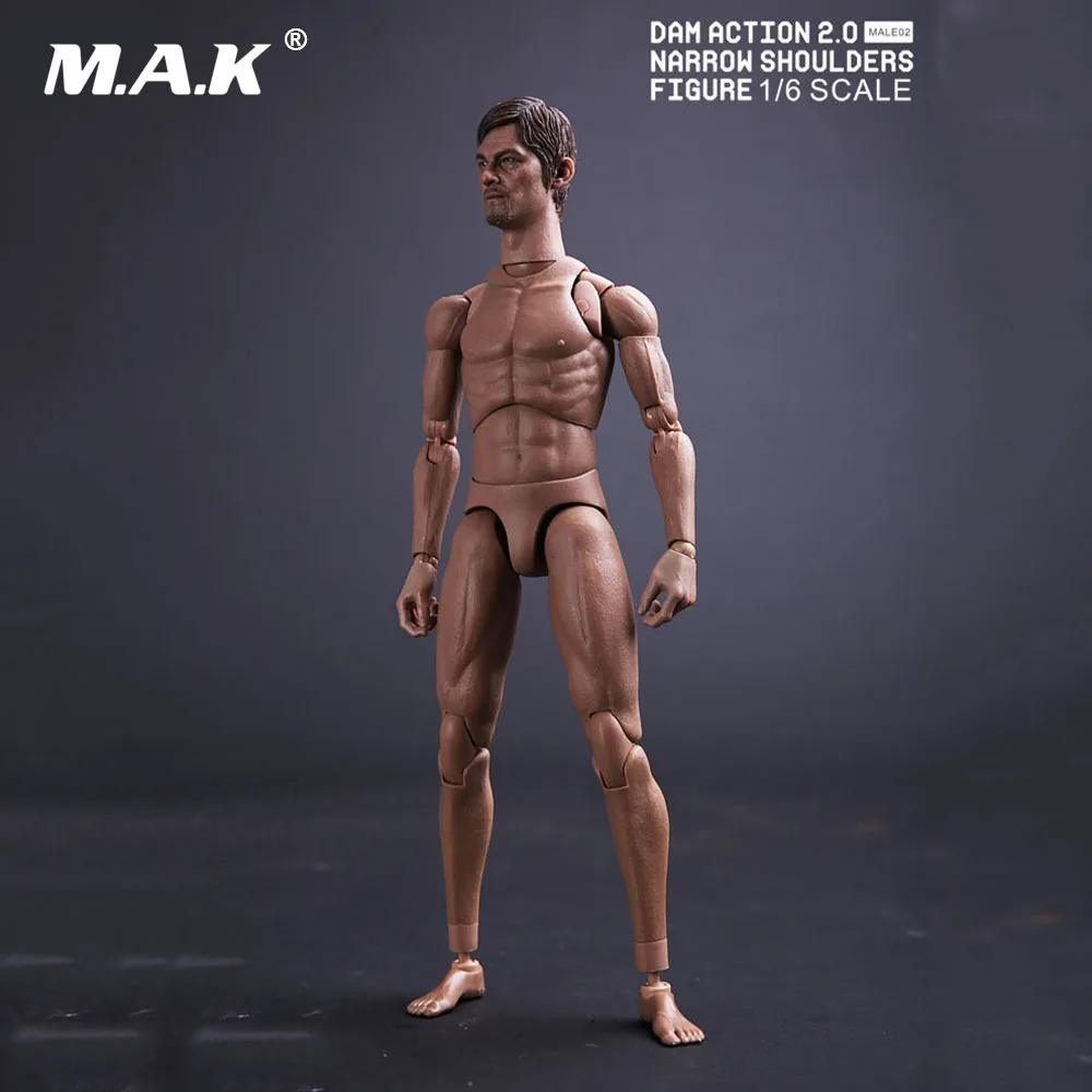Экшн фигурка Ходячие мертвецы в масштабе 1:6 мужские фигурки узкие плечи тело