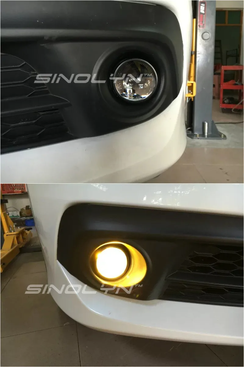 Sinolon Биксеноновые Противотуманные фары для Ford Focus/Subaru Forester/Honda Fit/CRV/Suzuki Swift/Mitsubishi H11 HID фары дальнего света Модифицированная