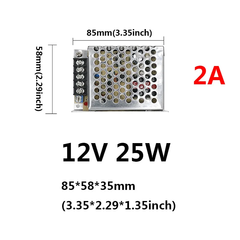 DC12V светодиодный Driver12W/15 Вт/24 Вт/25 Вт/36 Вт/60 Вт/80 Вт/100 Вт/120 Вт светодиодный s Питание постоянный ток Напряжение Управление светильник переменного тока трансформаторы