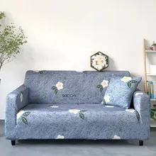 Мультфильм спандекс диван Чехол геометрический чехол для секционного дивана эластичный диван вытирается полотенцем мебель протектор украшение дома 1 2 3 4 местный