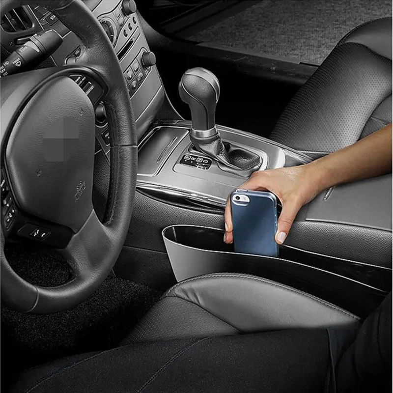 

CDCOTN 1PCS Universal Car Seat Slot Storage Box Car Interior Quilting Change Storage Box Car Storage Supplies Finishing Pocket
