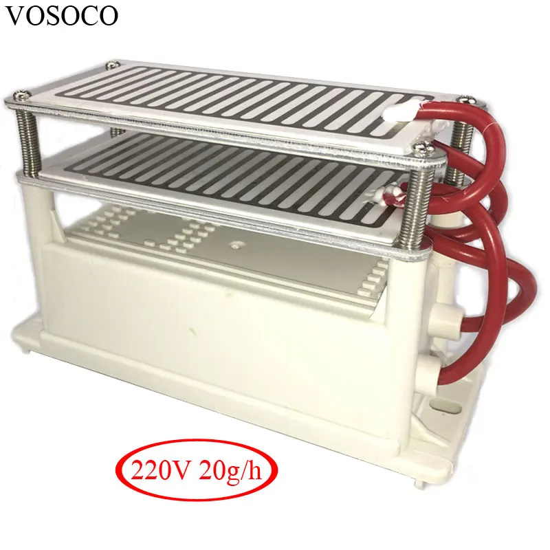 

Ozone Generator 20g Ceramic Plate Ozonizer water Air sterilize Purifier moistureproof long life 220V ozone machine
