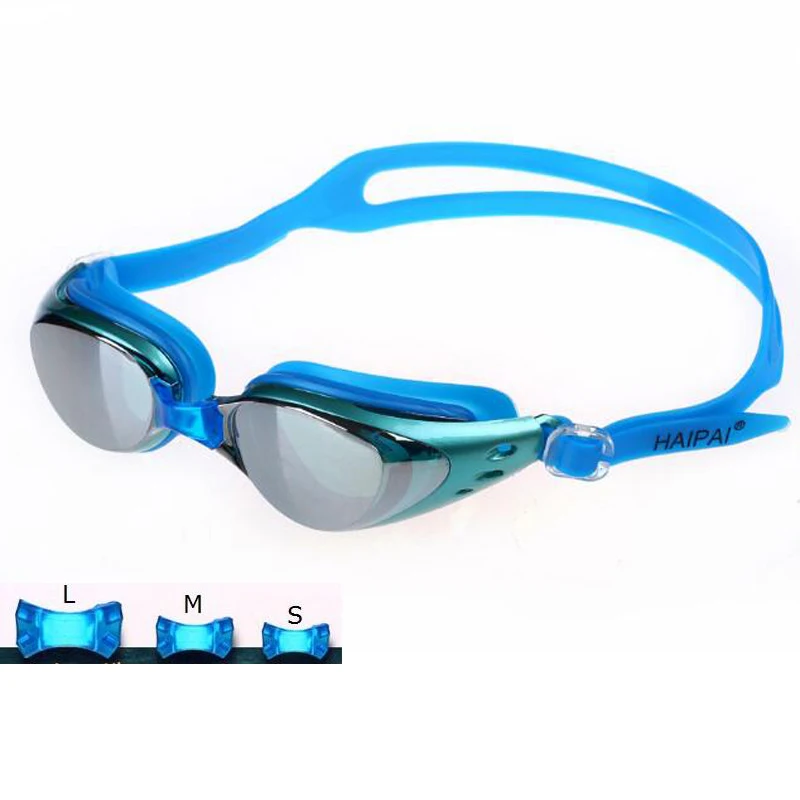 Men Women Professional Swimming Pool Goggles Anti Fog UV Protection Swim Diving Glasses Eyewear Silicone Electroplate Waterproof