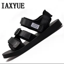 IAXYUE/мужские сандалии; мужские летние новые сандалии с мягкой подошвой для спорта и отдыха; молодежные Вьетнамки; пляжная обувь для мужчин