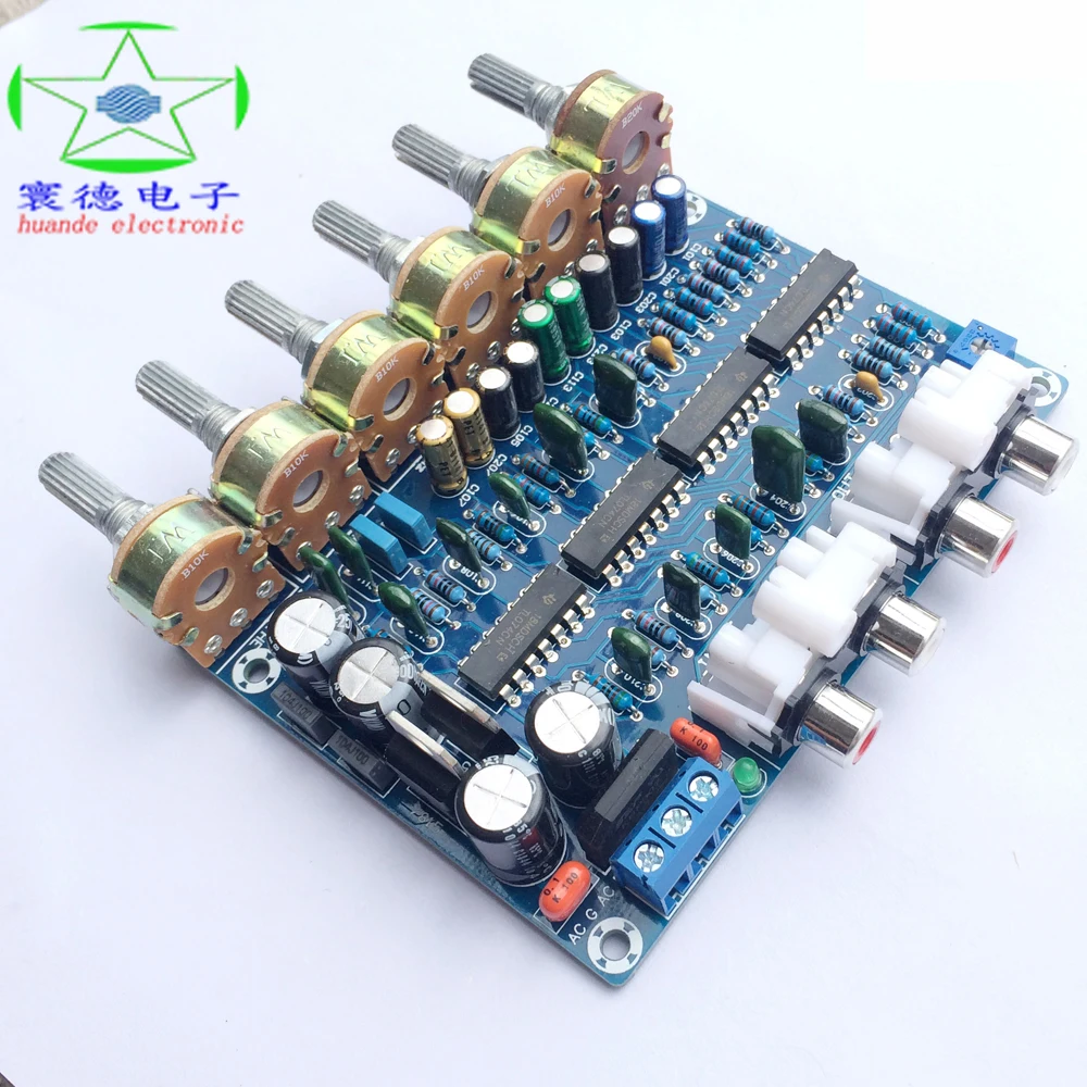 

HG002 HIFI amplifier preamp tone board professional level dual channel sound source processing finished board