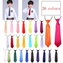 1 шт. в комплекте, детское для маленьких мальчиков классический 26 однотонные Цвет Регулируемый эластичный ошейник с "бабочкой" детские шеи галстук-бабочка