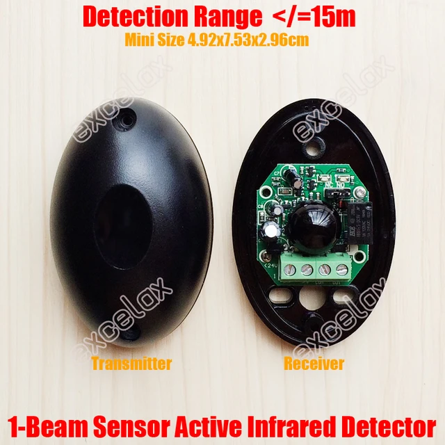 Single Beam 15m Photoelectric Active Infrared Intrude Detector IR