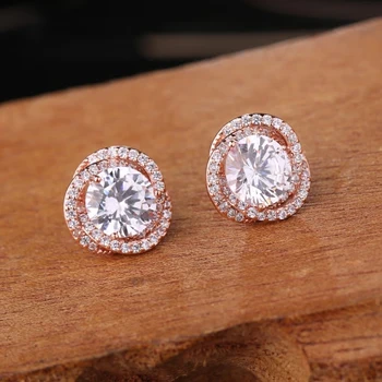 

HT choose Color S925Sterling Silver earrings female anti - allergic Korean temperament