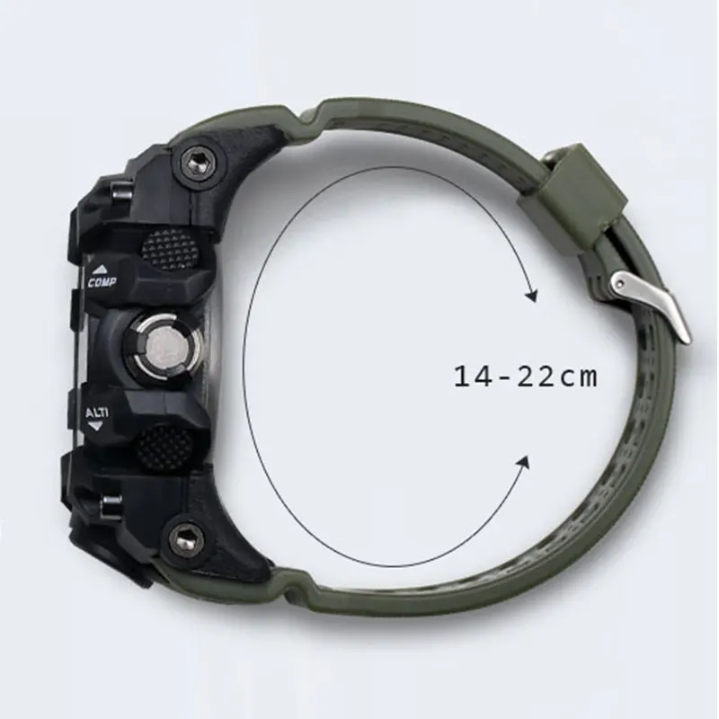  Smael Fashion Brand Military Watch 50m Waterproof Wristwatch Led Quartz Clock Sport Male Relogios M