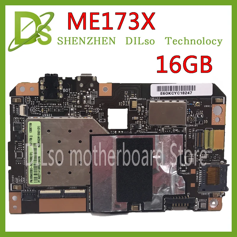 KEFU ME173X для ASUS ME173X ME17 16GB Материнская плата для планшетного компьютера, работающая хорошая материнская плата, тест, мы продаем тип 1