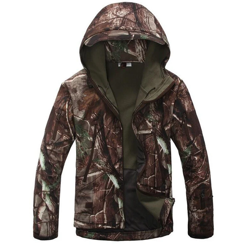 Скрытень Акула кожи Soft Shell V5.0 OutdoorTactical военные куртки Для мужчин Водонепроницаемый ветровка Camouflage Army jacket Костюмы