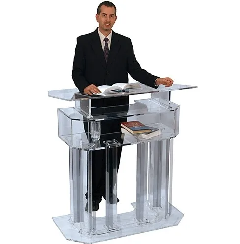 Acrylic Rostrum Acrylic Podiums Pulpits Lectern Pulpit crystal pmma acrylic plexiglass lectern custom