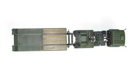 Модель сборки 1:35 китайская военная армия 50 тонный Танк транспортный полуприцеп грузовик 00201