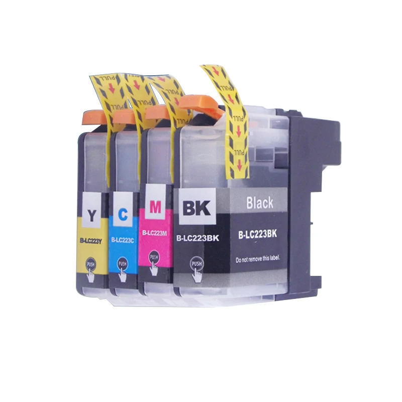 8 шт LC223 чернильный картридж для принтера brother LC223 DCP-J562DW DCP-J4120DW MFC-J480DW J680DW MFC-J4620DW J5320DW полный картридж LC223