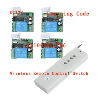 

DC 12V 10A 1CH 3000M 1 Transmitter & 4 Receiver Radio Frequency Wireless Remote Control System
