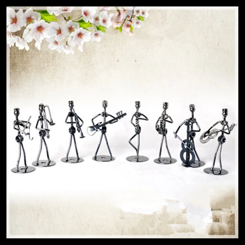 Set of 8 Pieces Small Music Iron Man Figurine Metal Craft Gifts Home Decor Home Decorations Ornaments ElimElim Set of 8 Pieces Small Music Iron Man Figurine Metal Craft Gifts Home Decor Home Decorations Ornaments ElimElim
