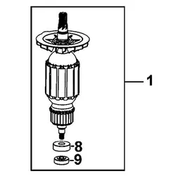 Арматура 220-230 В ротора N491963 заменить для Dewalt D25481 D25810 D25811