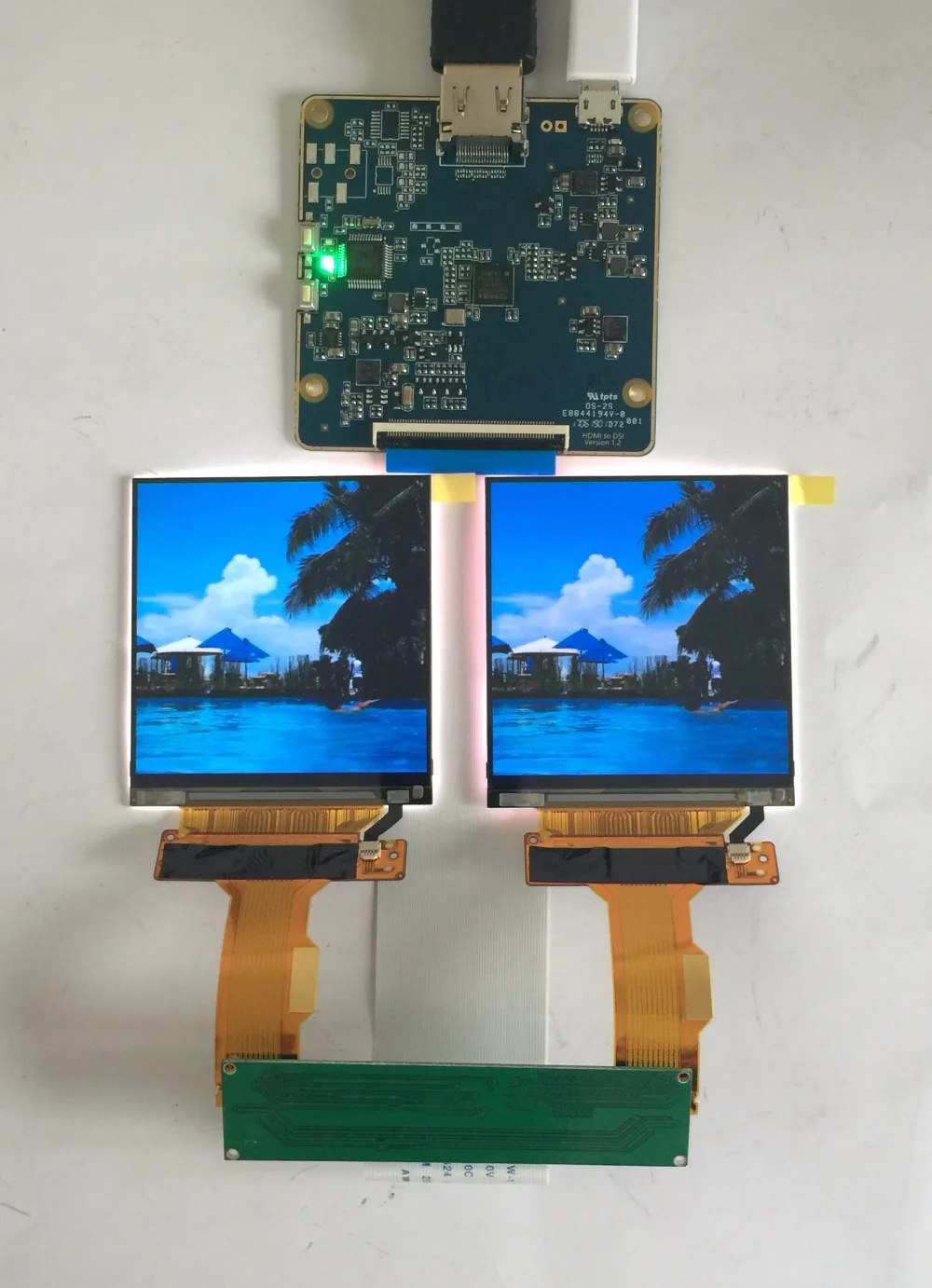2,9 дюймов 1440x1440 двойной экран ЖК-дисплей Панель MIPI к HDMI плата контроллера LS029B3SX02 для 3D VR очки гарнитура