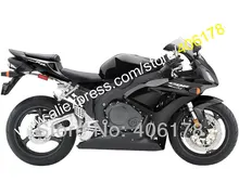 Hot Sales,100% fitment For Honda CBR1000RR CBR1000 RR 06 07 CBR 1000 RR Full black 2006 2007 Sports Fairing (Injection molding)