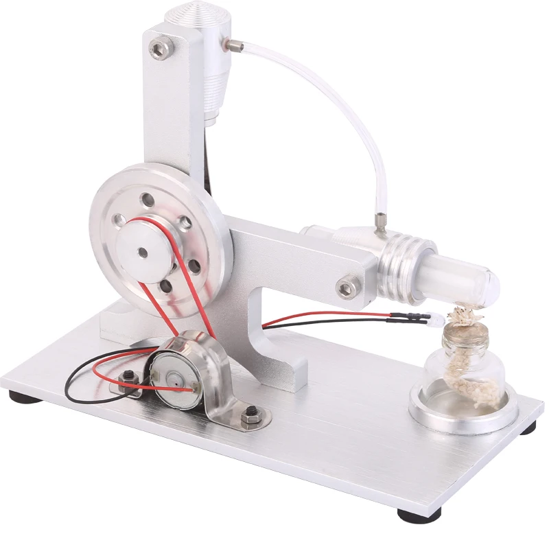 

Hot Air Stirling Engine Generator Motor Model External Combustion Engine Physical Toy Steam Engine Educational Toy Birthday Gift