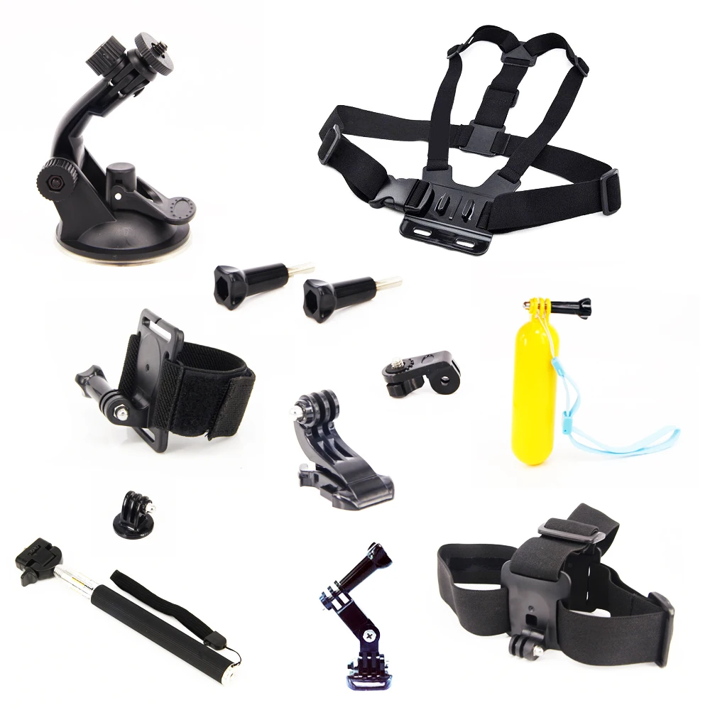 For Xiaomi Accessories Set Monopod Tripod Adapter Car Sucker Chest Belt