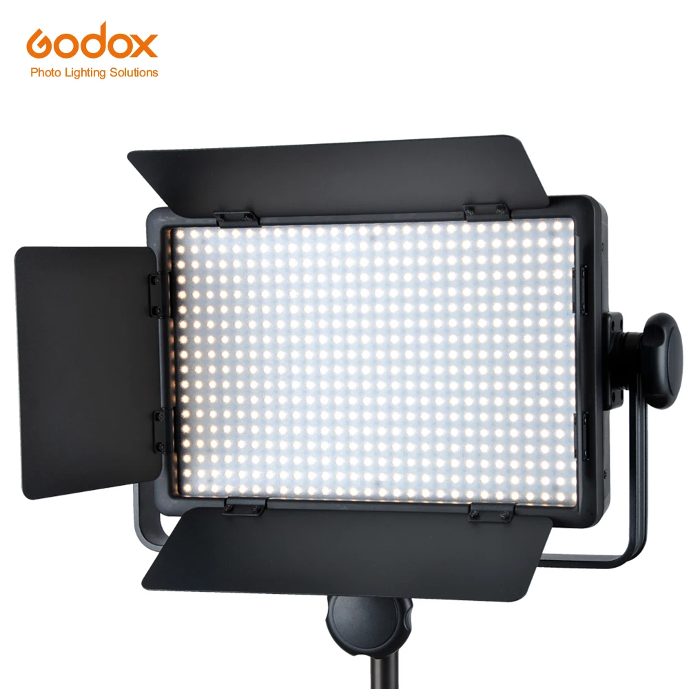 Godox LED500C 3300K-5600K Studio Video Light Lamp + Remote For Camera Camcorder