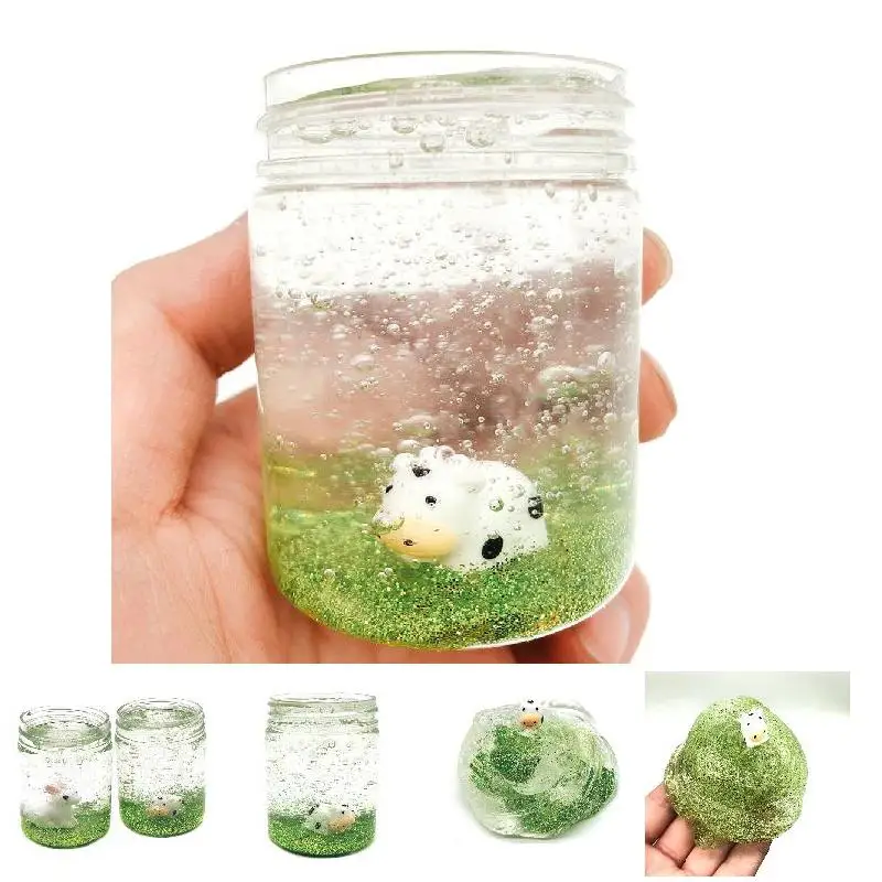 1 Pcs Mud Slime Clay Plasticine Toy Transparent Stress Relief Gift For Children Kids YJS Dropship
