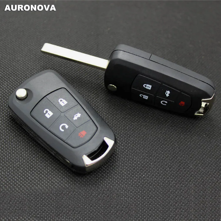 AURONOVA Новый апгрейд складной ключ оболочки для Opel Vectra 5 кнопок дистанционного
