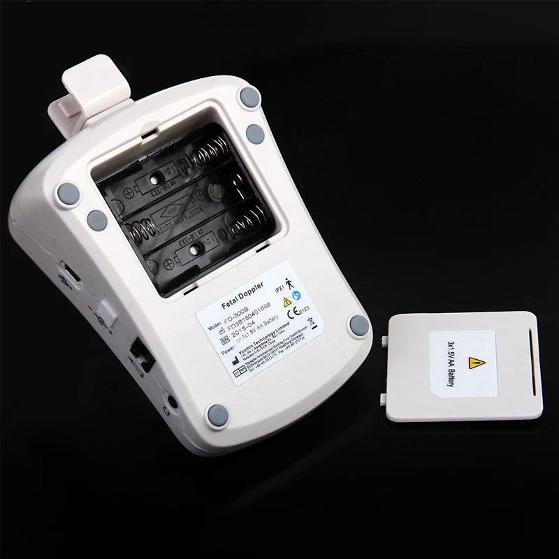 Professional Prenatal Doppler Fetal Detector Home Use Baby Heart Rate Monitor FHR Back Light Ultrasonic Fetal Doppler Monitor