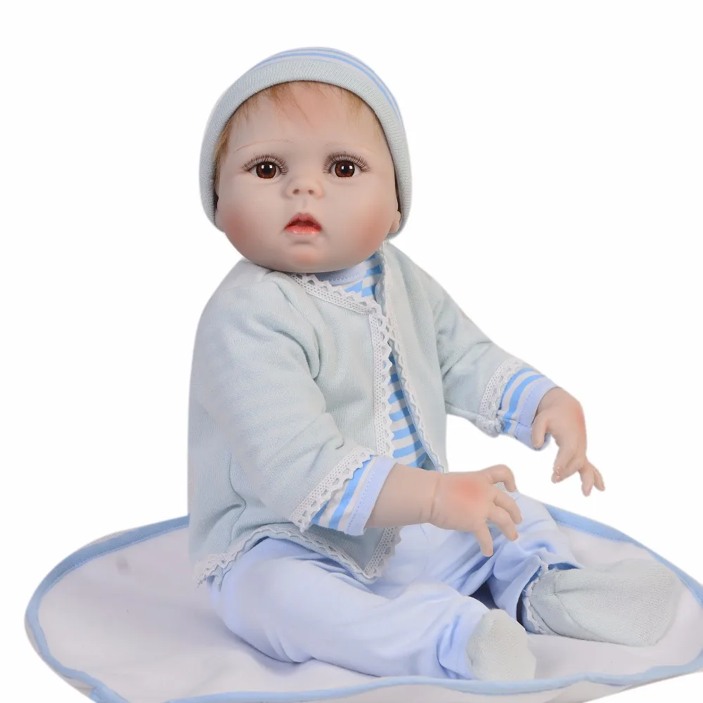 

bebes reborn doll 55cm boy body silicone reborn baby dolls com corpo de vinyl lol baby dolls girls christmas surprice gift toy