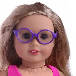 Простые Модные очки подходят для американских кукла 18 дюймов американские аксессуары