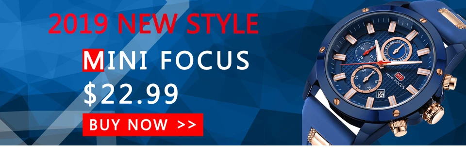 Mens Watches Top Brand Luxury MINIFOCUS Chronograph Sport Men's Wrist Watch 2019 Waterproof Silicone Gentle Male Cock Man 2019 (2)