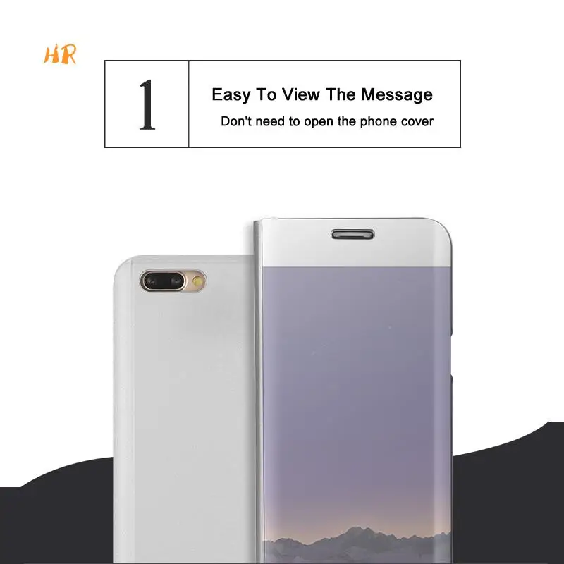 

Leather Flip Case For OPPO F9 F5 F7 Mirror Cover for OPPO R15 R11 R11 Plus Smart Phone Case OPPO A83 A71 OPPO Find X A3 A3S