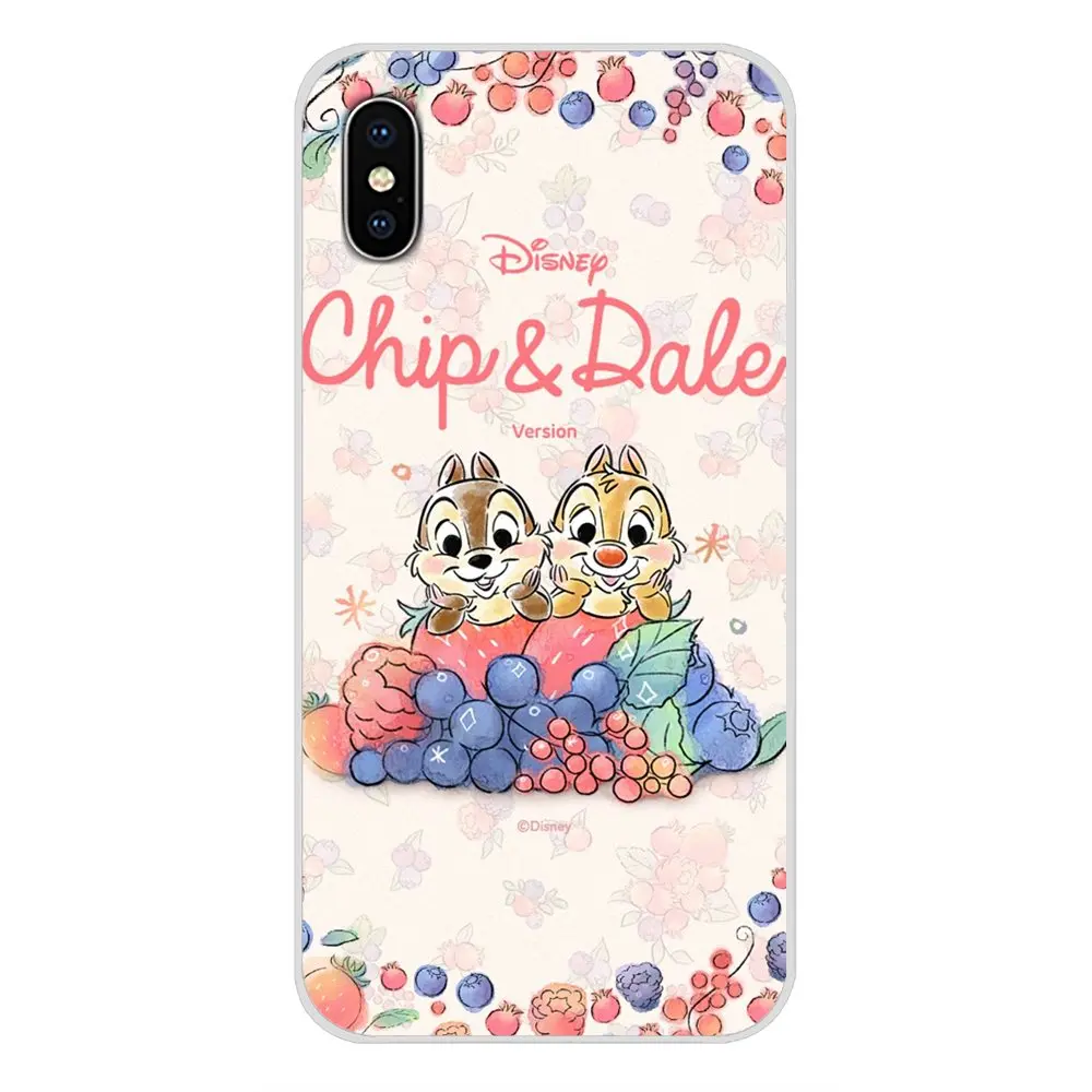 Витражный чип и Дейл для Apple iPhone X XR XS MAX 4 4S 5 5S 5C SE 6 S 7 8 Plus ipod touch силиконовые чехлы