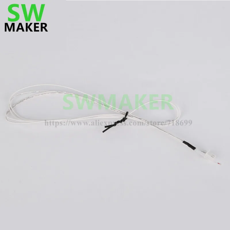 

1pcs Thermistor temperature sensor 1 meter cable DuPont head for creality cr-10 3d Printer