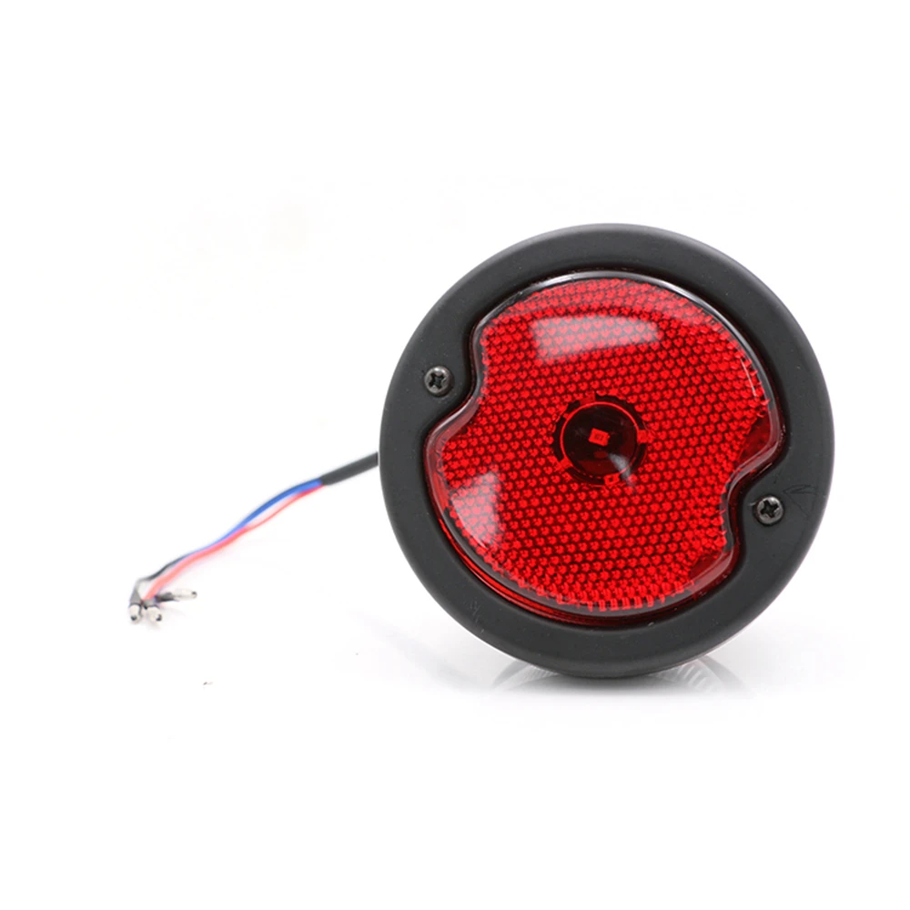 

Мотоциклетный черный металлический Ретро Красный объектив стоп-сигнал светодиодный задний фонарь для Harley Bobber Chopper Bob GN CG Yamaha Suzuki