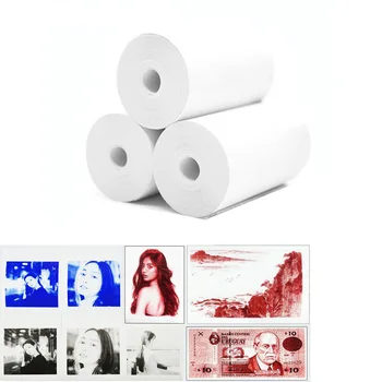 

NEW PAPERANG MEMOBIRD Color Printing Paper Print Show Blue Red Black 57*30 Thermal Photo Printing Paper 3 Volumes Send