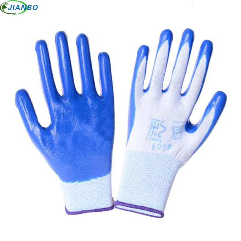 1 пара PU покрытием анти вырезать защитные перчатки нитрил вязаные перчатки для водителя рабочих строителей Садоводство защитные M