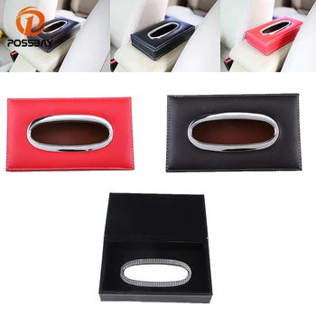 

POSSBAY Tissue Box Tissue Dispenser with Magnetic Cover Home Office Car Rectangle Napkin Paper Towel Holder Paper Boxs