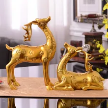 Европейский стиль гостиная украшение для шкафа вход ТВ Аксессуары для шкафов домашнего интерьера олень орнамент из каучука ручной работы