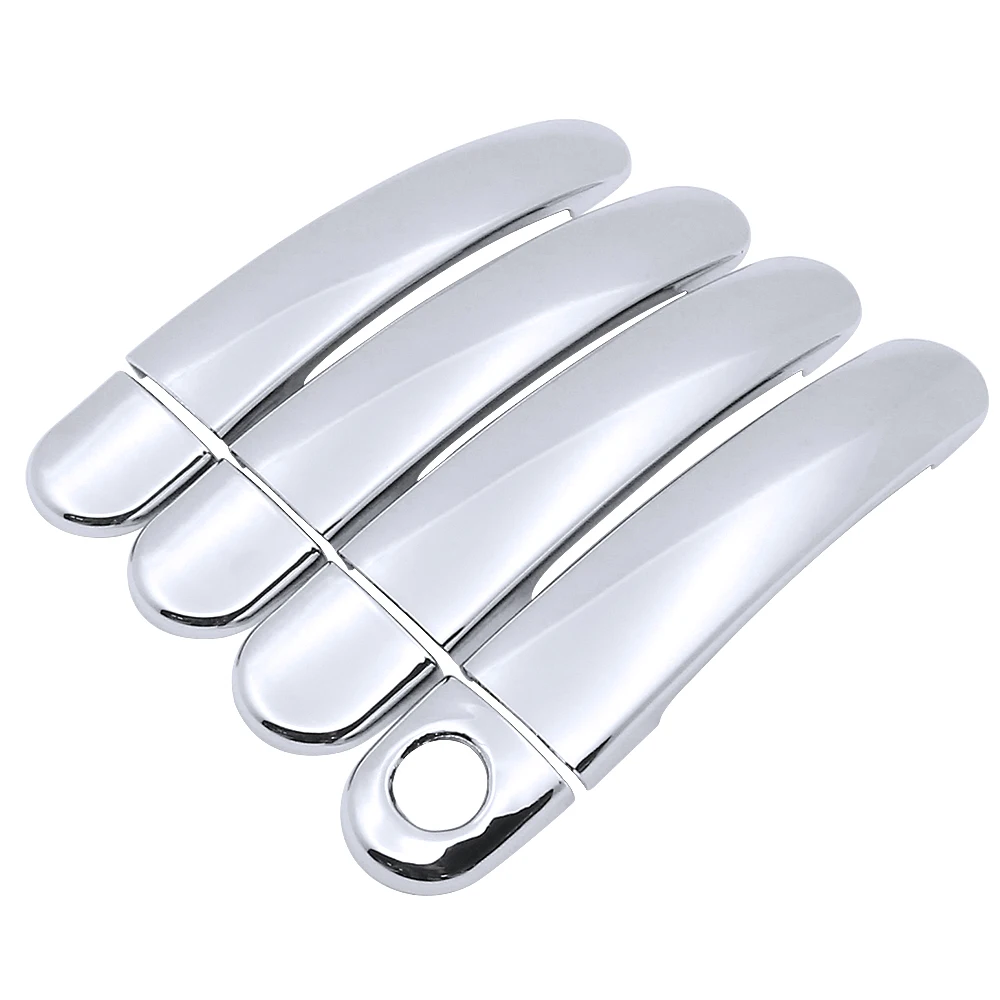 

For VW POLO Mk5 2009-2016 Chrome Door Handle Covers for Volkswagen 6R 6C CrossPolo Vento GTI Accessories Stickers Car Styling